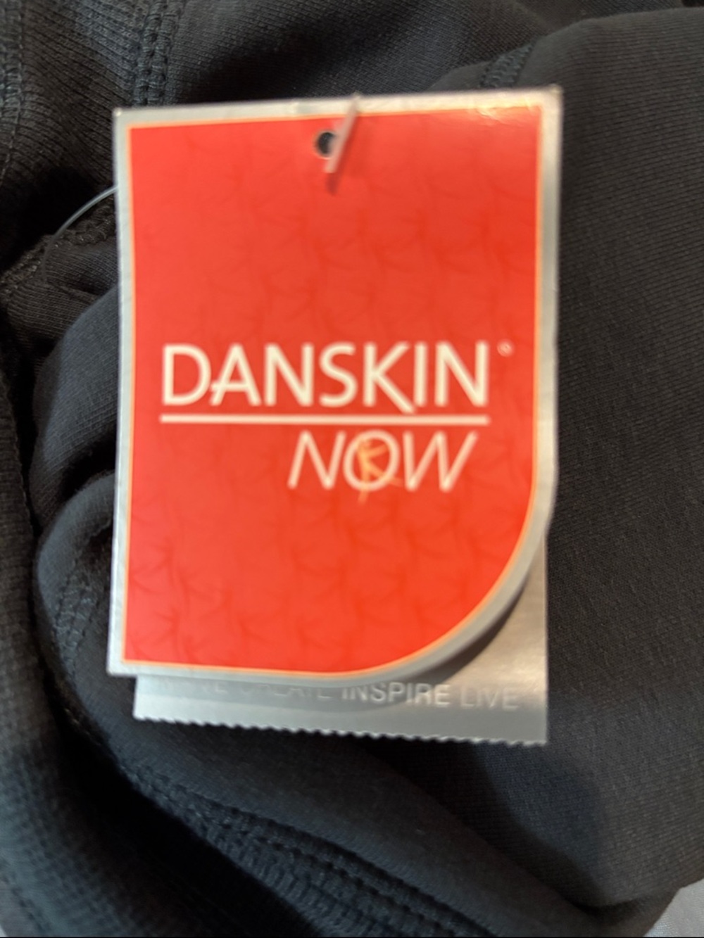Danskin Now Grey Women's Drawstring Bermuda Shorts - Picture 5 of 6